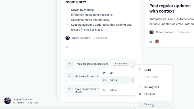 Feature screenshot
